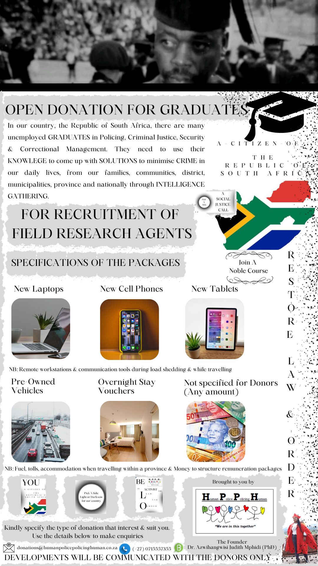 Donations to recruit Field Research Agents (1)