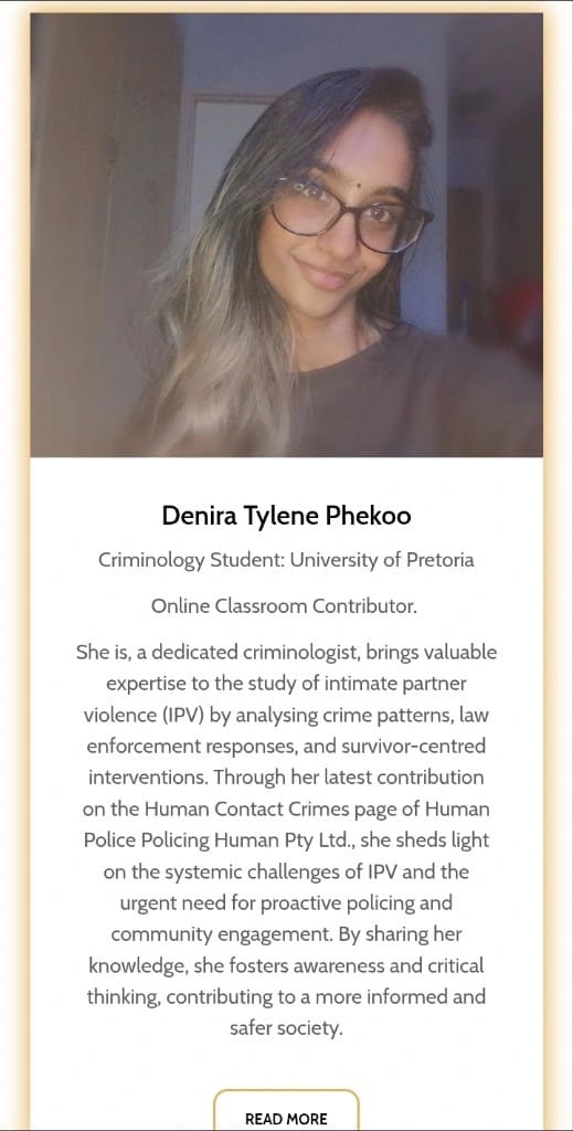 Denira Tylene Phekoo Contributor
